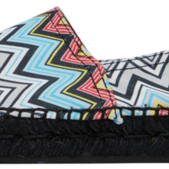 MISSONI 'Zig-Zag' Men's Canvas Espadrille Chevron US 8/9 EU 42 MSRP USD $380 NIB - Picture 14 of 16